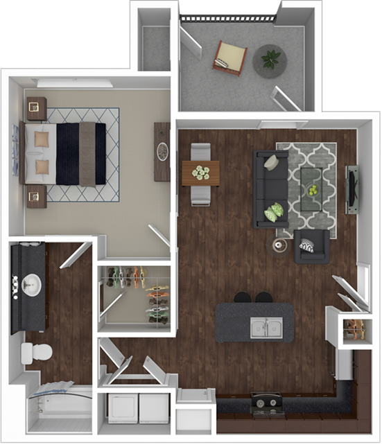 The Hattie - 3D Plan