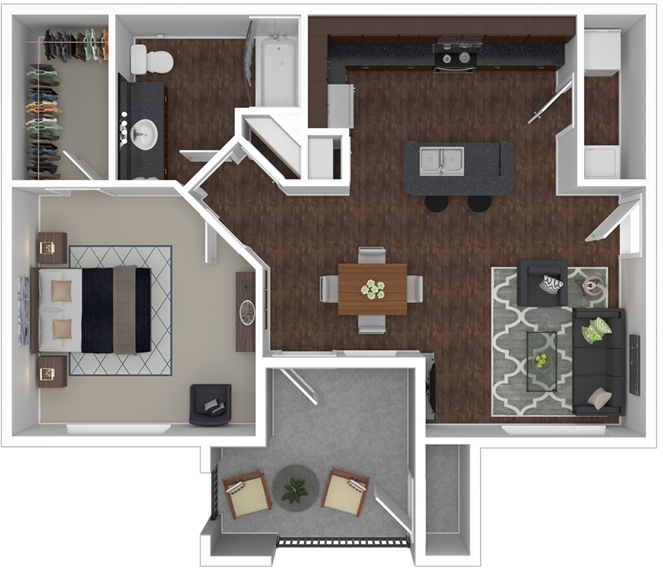 The Concho - 3D Plan