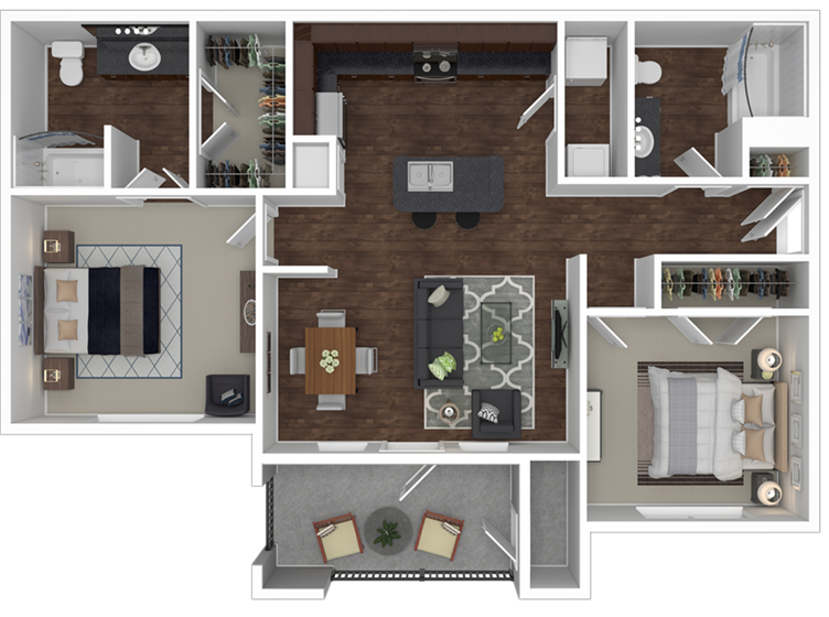 The Bluff - 3D Plan