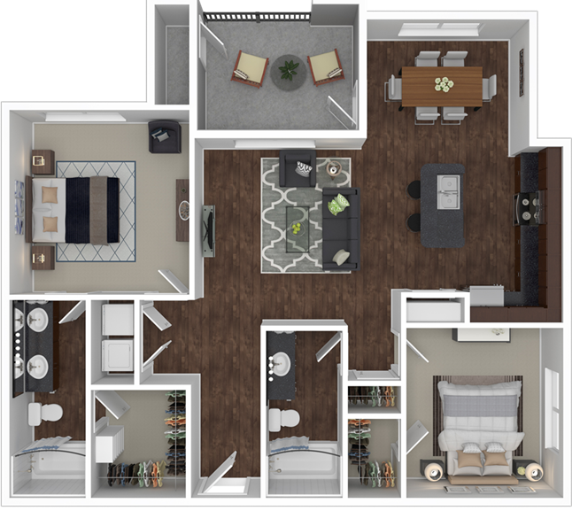 The Nasworthy - 3D Plan